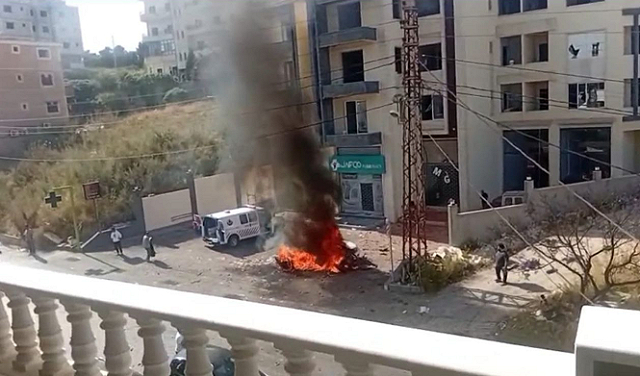 شهيد بغارة  إسرائيلية على مركبة جنوبي لبنان